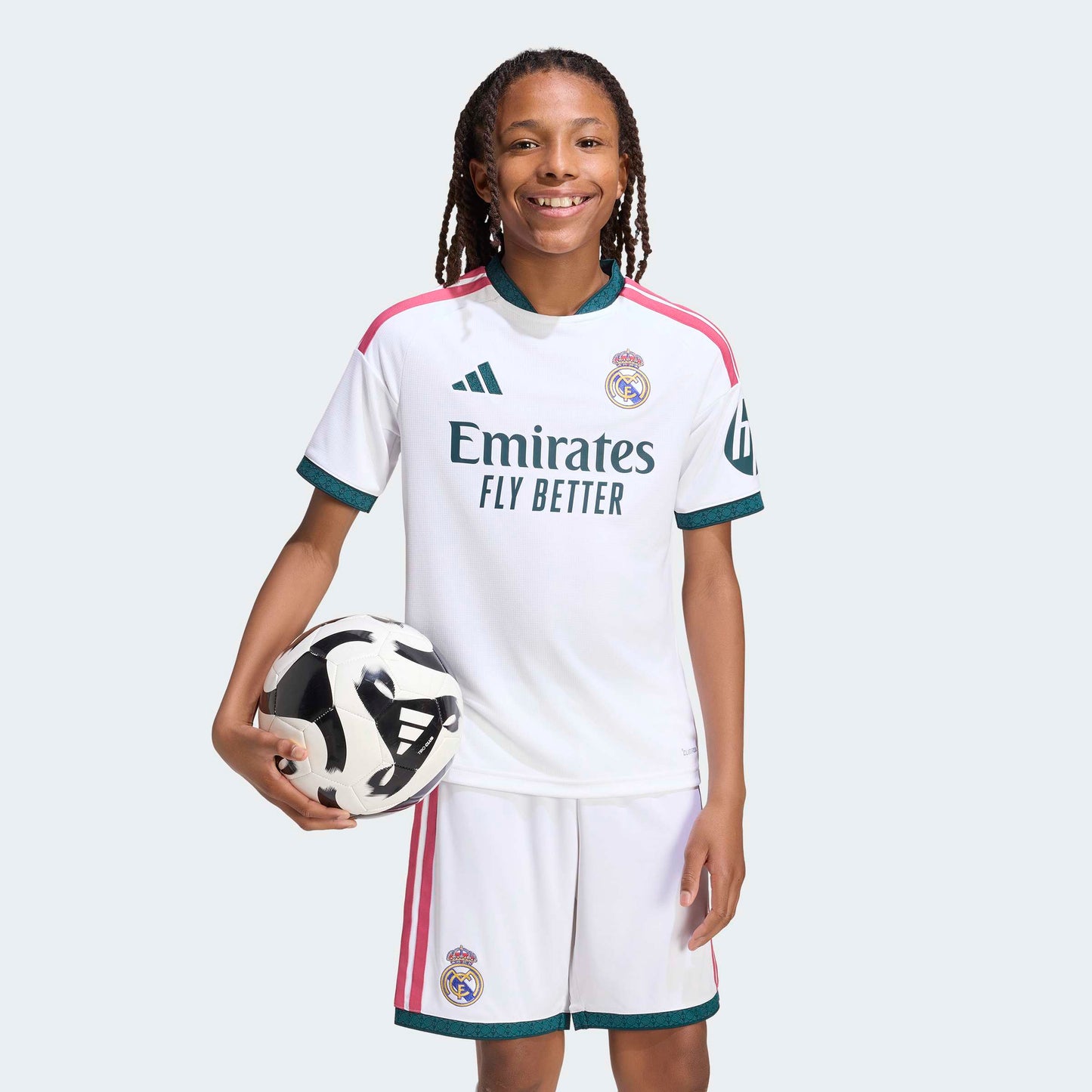 adidas Real Madrid Jr 26-27 Home Jersey - White