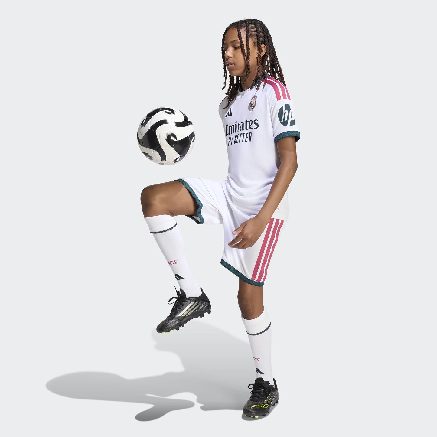 adidas Real Madrid Jr 26-27 Home Jersey - White