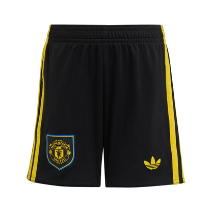 adidas Manchester United 25-26 Kids Mini Away Kit - Black