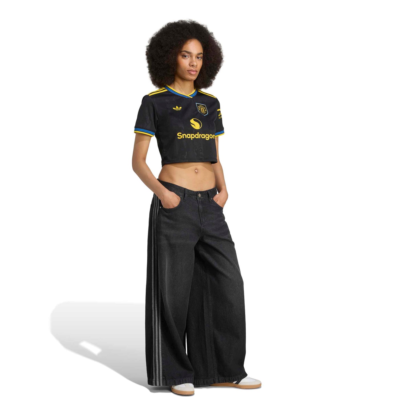 adidas Manchester United FC 25-26 Cropped Third - Black