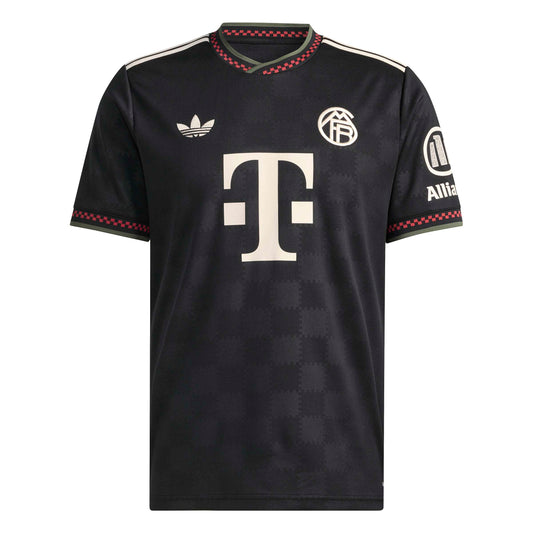 adidas FC Bayern Munich 25-26 Third Jersey - Black / Halo Ivory