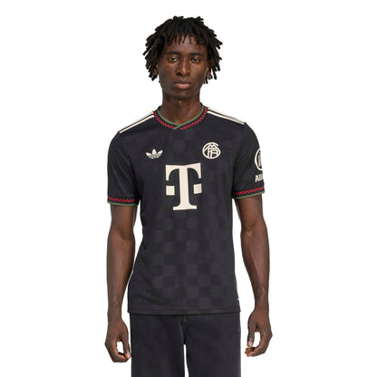 adidas FC Bayern Munich 25-26 Third Jersey - Black / Halo Ivory