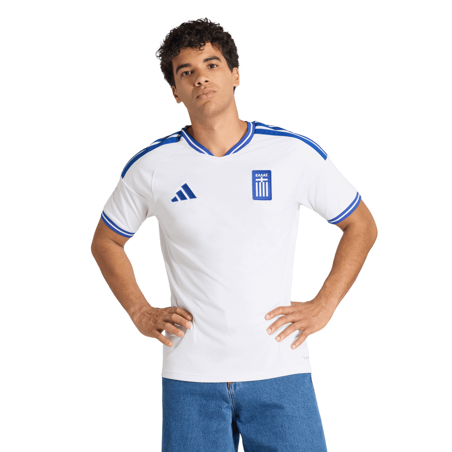 adidas Greece 26 Home Replica Jersey - White