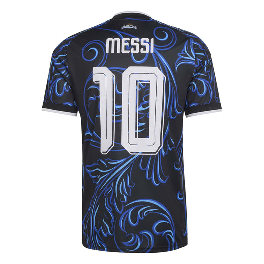 adidas Argentina 26 Away Messi Jersey - Black / Lucid Blue /Blue Burst