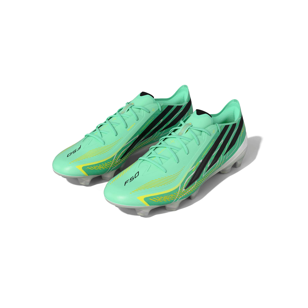 adidas F50 HYPERFAST ELITE FG - Pulse Mint / Core Black / Solar Lemon