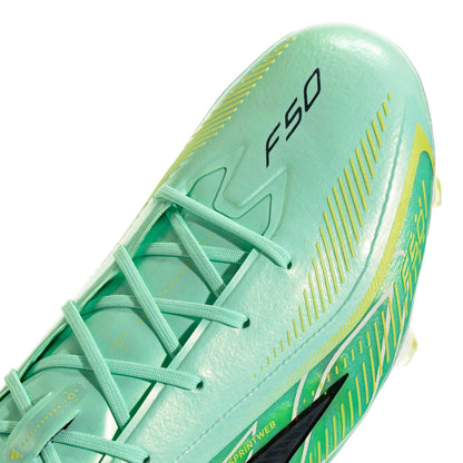 adidas F50 HYPERFAST ELITE FG - Pulse Mint / Core Black / Solar Lemon