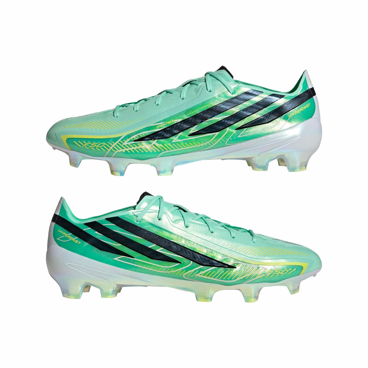 adidas F50 HYPERFAST ELITE FG - Pulse Mint / Core Black / Solar Lemon