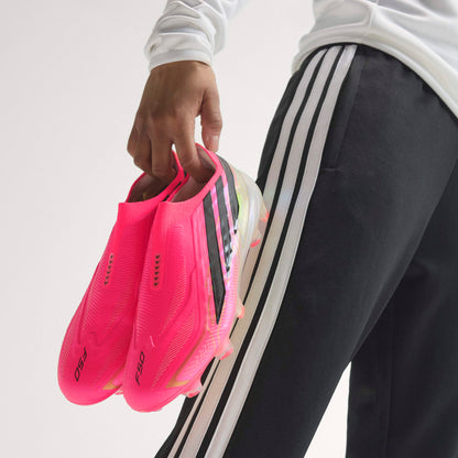 adidas F50 HYPERFAST ELITE Laceless FG - Solar Turbo / Core Black / Gold Metallic