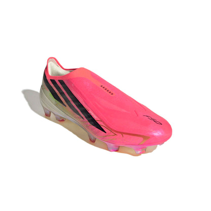 adidas F50 HYPERFAST ELITE Laceless FG - Solar Turbo / Core Black / Gold Metallic
