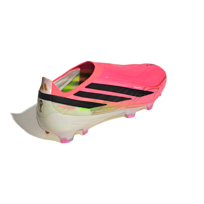 adidas F50 HYPERFAST ELITE Laceless FG - Solar Turbo / Core Black / Gold Metallic