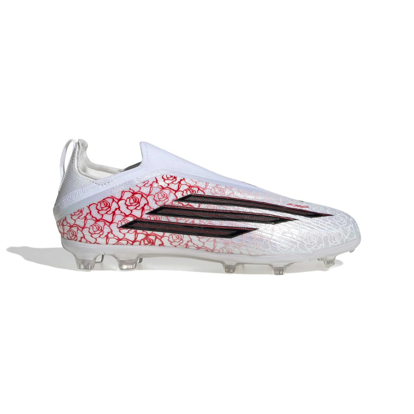 adidas F50 Elite Lamine Yamal Laceless - Cloud White / Core Black / Lucid Red