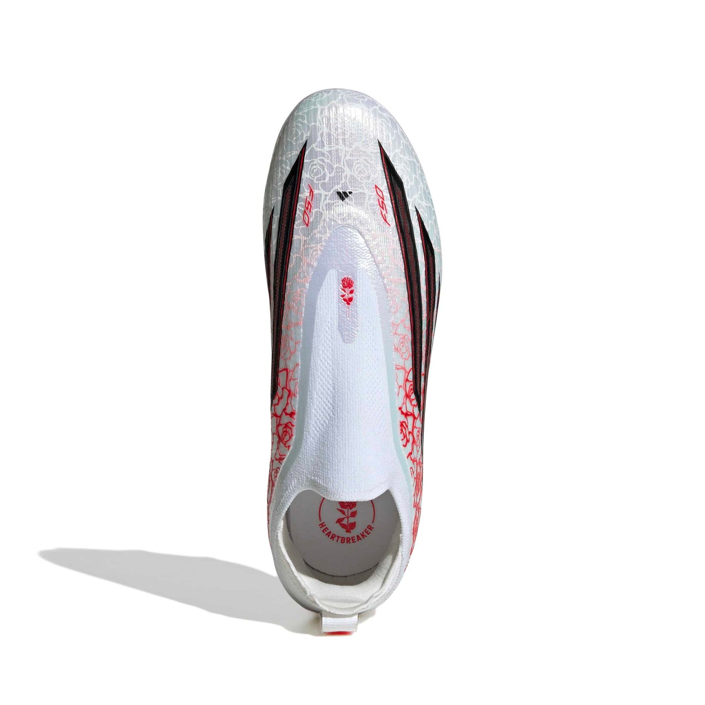 adidas F50 Elite Lamine Yamal Laceless - Cloud White / Core Black / Lucid Red