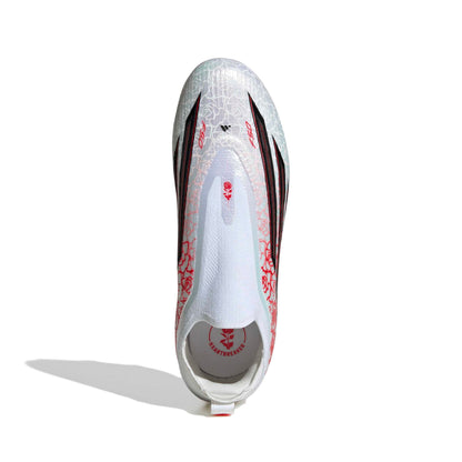 adidas F50 Elite Lamine Yamal Laceless - Cloud White / Core Black / Lucid Red
