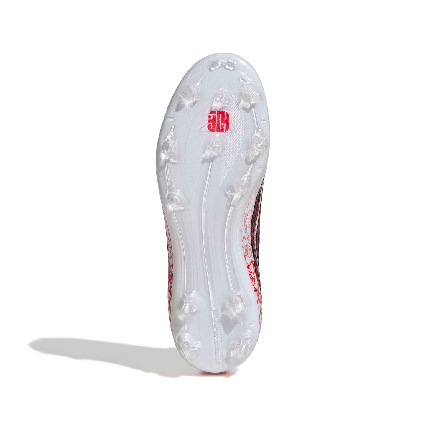 adidas F50 Elite Lamine Yamal Laceless - Cloud White / Core Black / Lucid Red