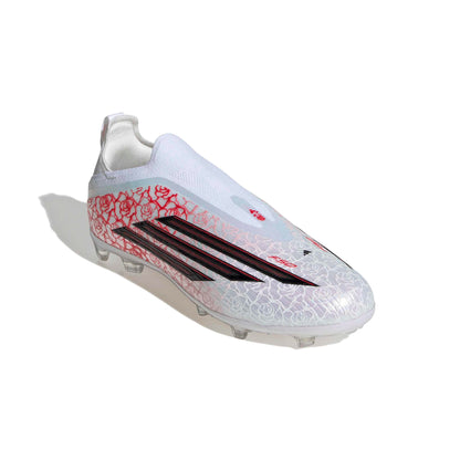 adidas F50 Elite Lamine Yamal Laceless - Cloud White / Core Black / Lucid Red