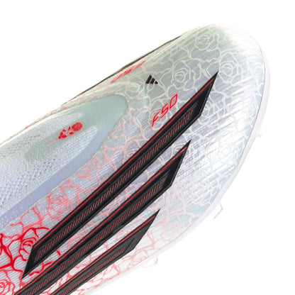 adidas F50 Elite Lamine Yamal Laceless - Cloud White / Core Black / Lucid Red