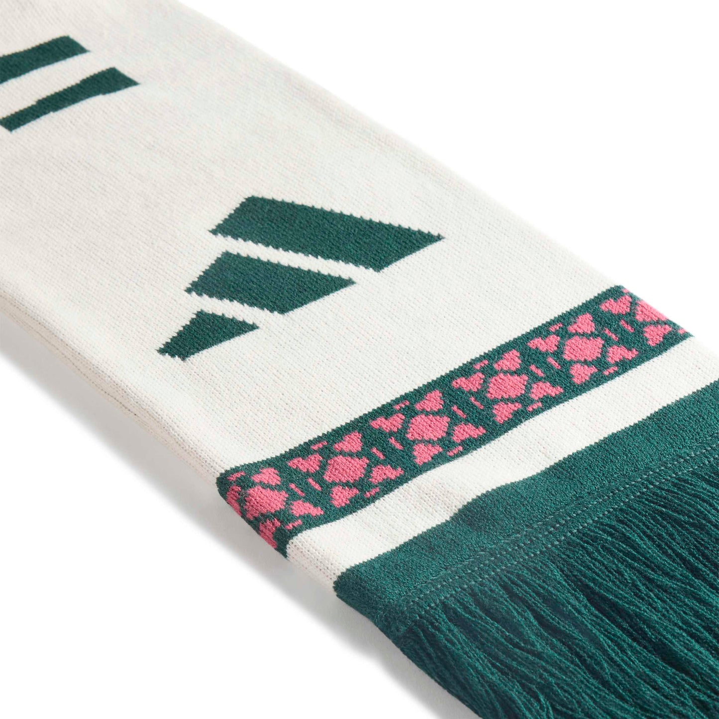 adidas Real Madrid Home Scarf - White / Aurora Ivy / Wild Pink