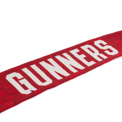adidas Arsenal FC Home Scarf - White / Better Scarlet / Team Coll Burgundy