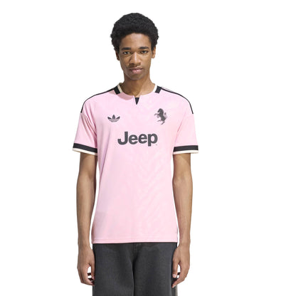 adidas Juventus 26-27 Away Jersey - True Pink / Black