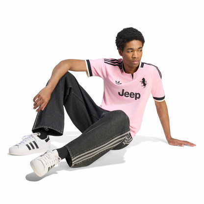 adidas Juventus 26-27 Away Jersey - True Pink / Black