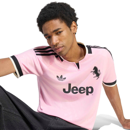 adidas Juventus 26-27 Away Jersey - True Pink / Black