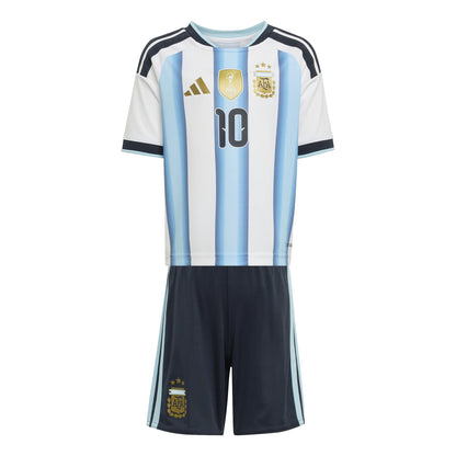 adidas Argentina 26 Home Kids Set - White / Icey Blue / Light Blue