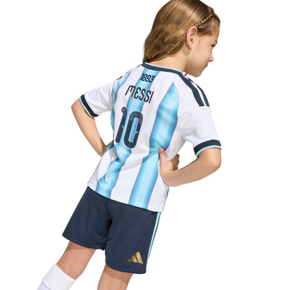 adidas Argentina 26 Home Kids Set - White / Icey Blue / Light Blue