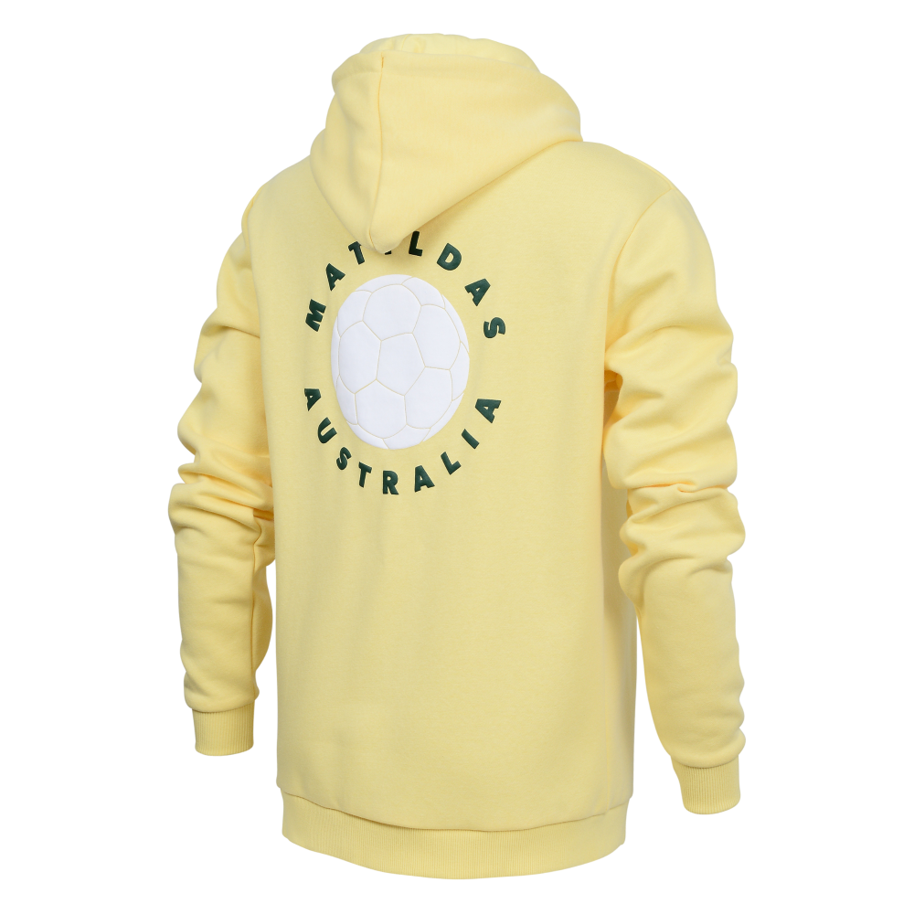 Matildas Womens Gold Puff Print Hoodie