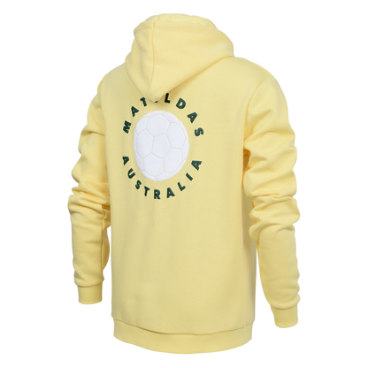 Matildas Womens Gold Puff Print Hoodie