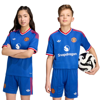 adidas Manchester United FC 26-27 Jr Away - Royal Blue