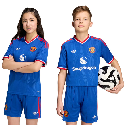 adidas Manchester United FC 26-27 Jr Away - Royal Blue
