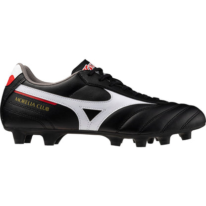 Mizuno Morelia II Club FG - Black/White/Chinese Red