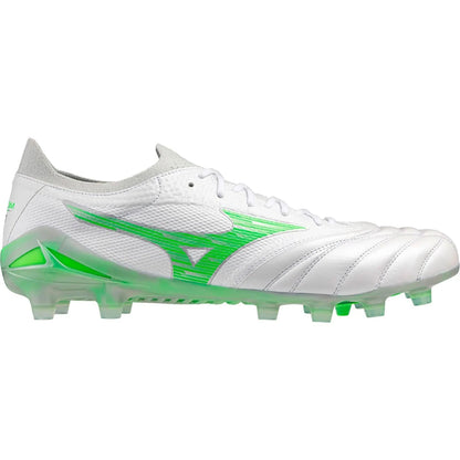 Mizuno Morelia Neo IV Beta Elite FG - White/Green Gecko