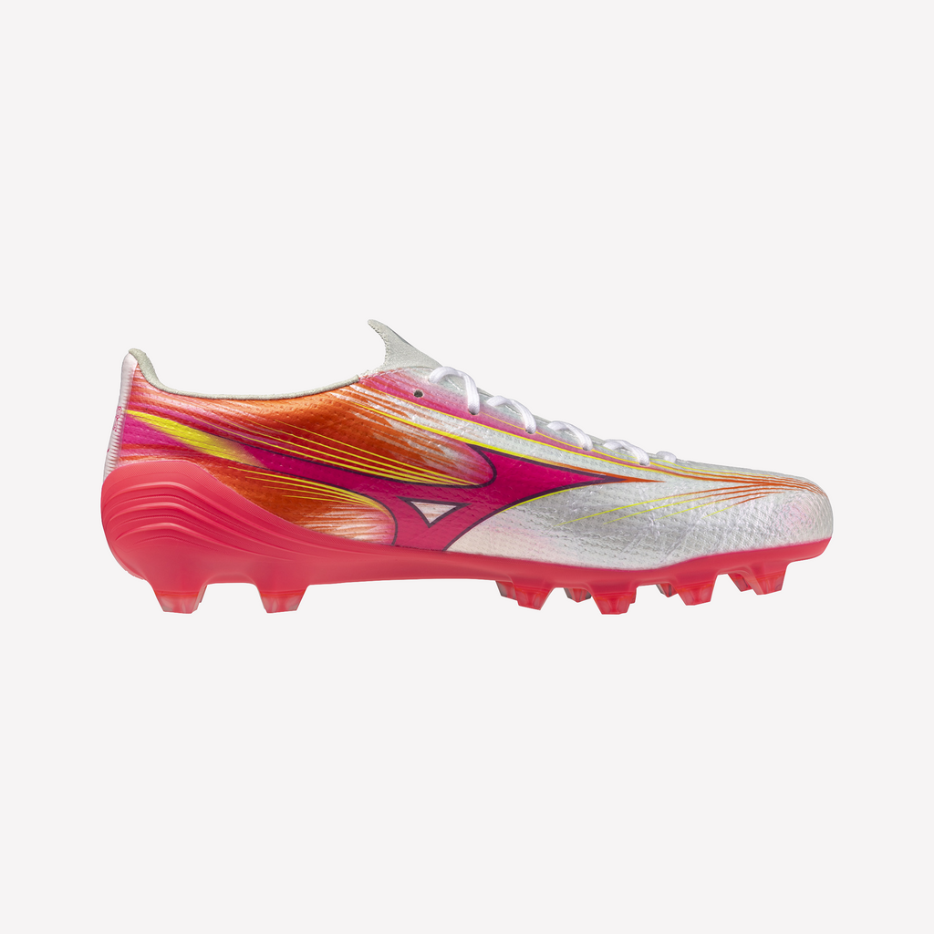Mizuno Alpha III Elite FG - White/Fuchsia Purple