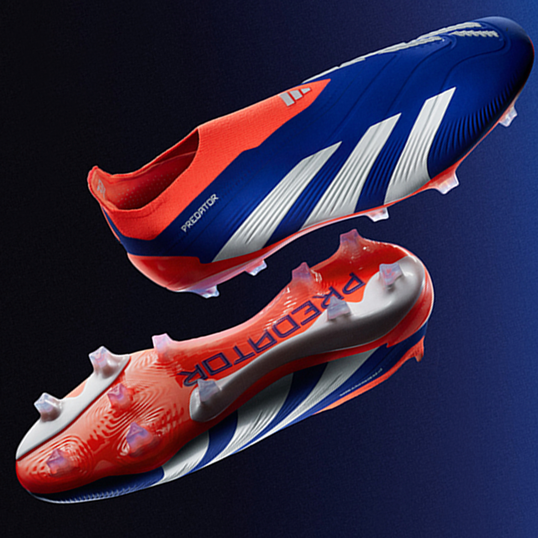 adidas Predator Elite LL FG - Lucid Blue / Cloud White / Solar Red