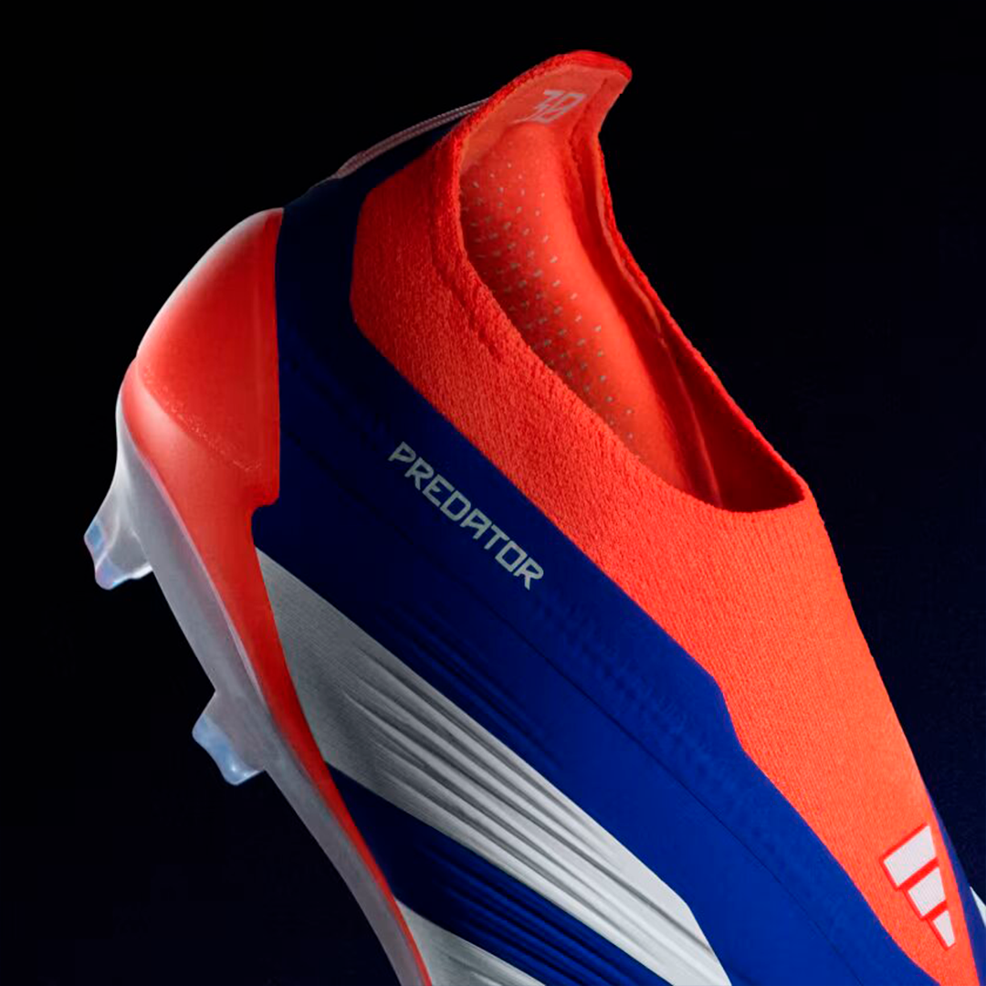 adidas Predator Elite LL FG - Lucid Blue / Cloud White / Solar Red