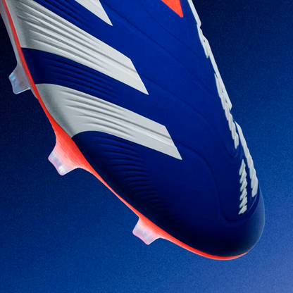 adidas Predator Elite LL FG - Lucid Blue / Cloud White / Solar Red