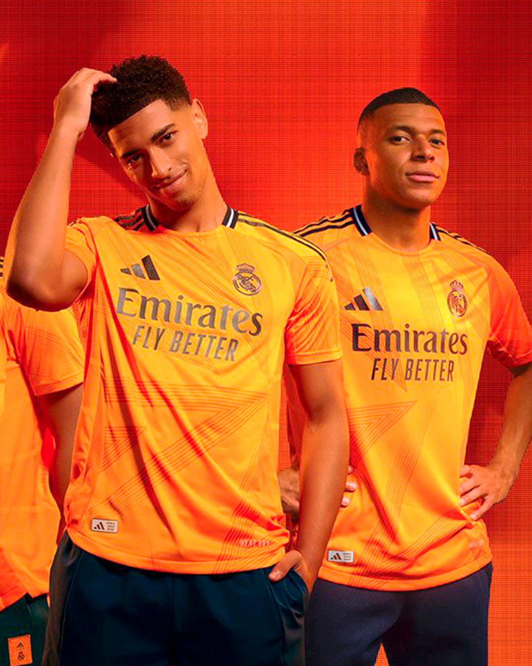 adidas Real Madrid Away Jersey 24-25 - Crew Orange