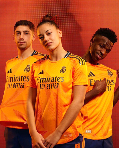 adidas Real Madrid Away Jersey 24-25 - Crew Orange