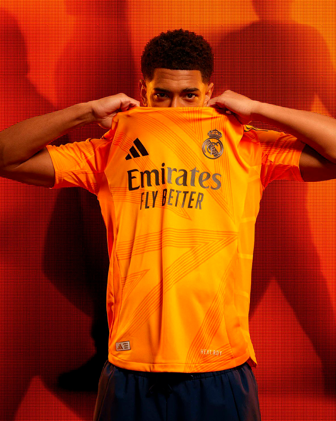 adidas Real Madrid Away Jersey 24-25 - Crew Orange