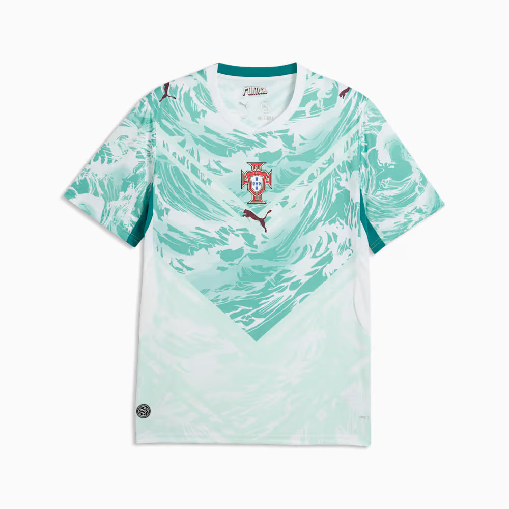 Puma Portugal 2026 Away Jersey - White-Green Lagoon
