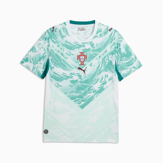 Puma Portugal 2026 Away Jersey - White-Green Lagoon