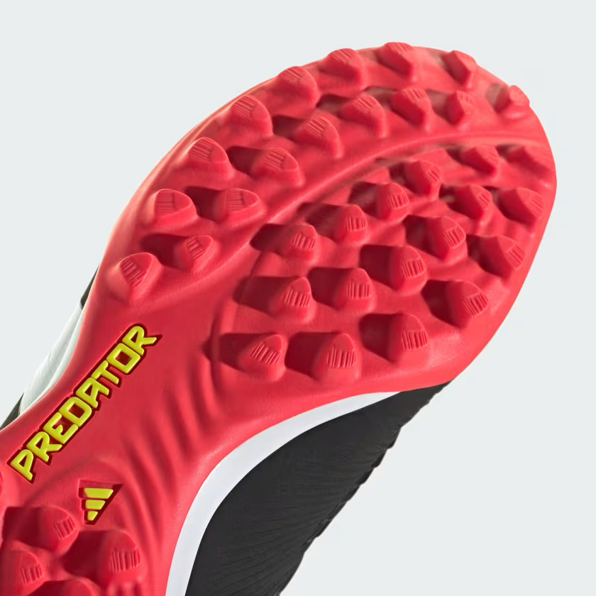 adidas Predator 24 Elite Turf Boots - Core Black/Cloud White/Solar Red