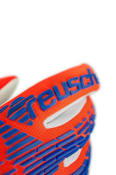 Reusch Attrakt Greegel Silver - hyper orng/elec blue