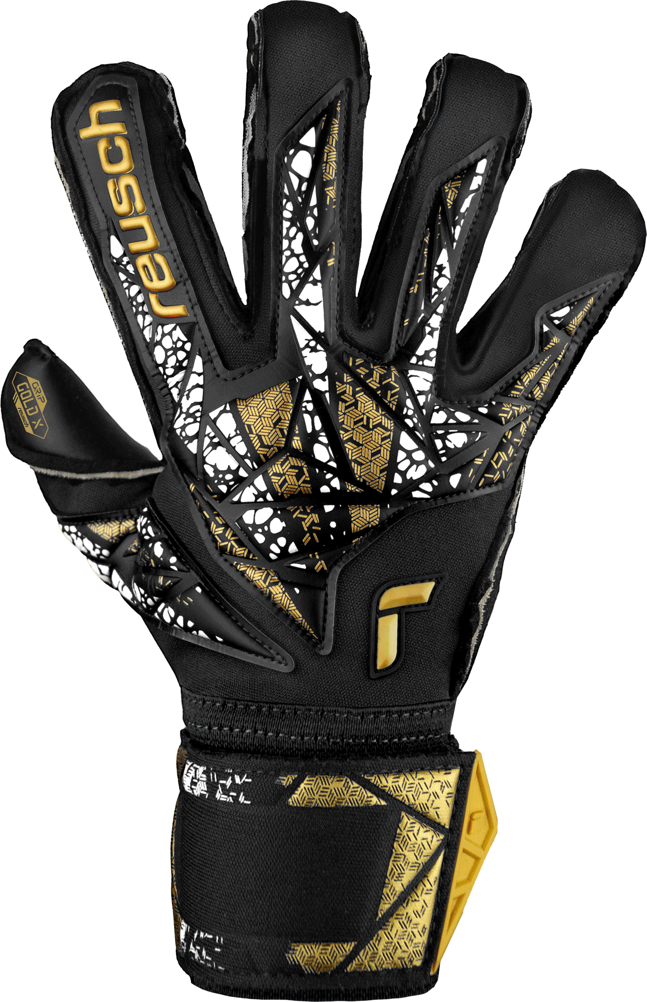 Reusch Attrakt Gold X Evolution Cut Finger Support