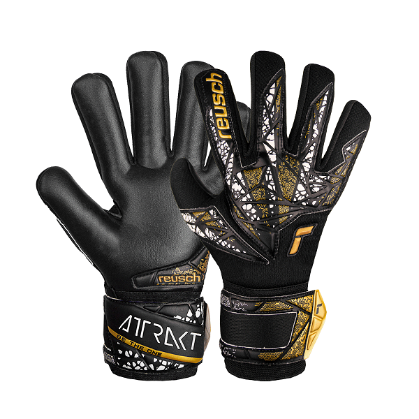 Reusch Attrakt Silver NC Finger Support