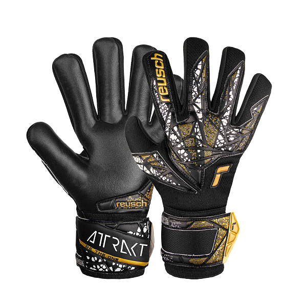 Reusch Attrakt Silver NC Finger Support Jr