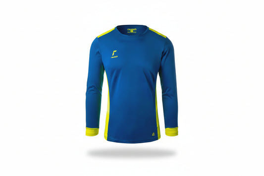 Reusch Match Long Sleeve Padded - Brilliant Blue / Safety Yellow