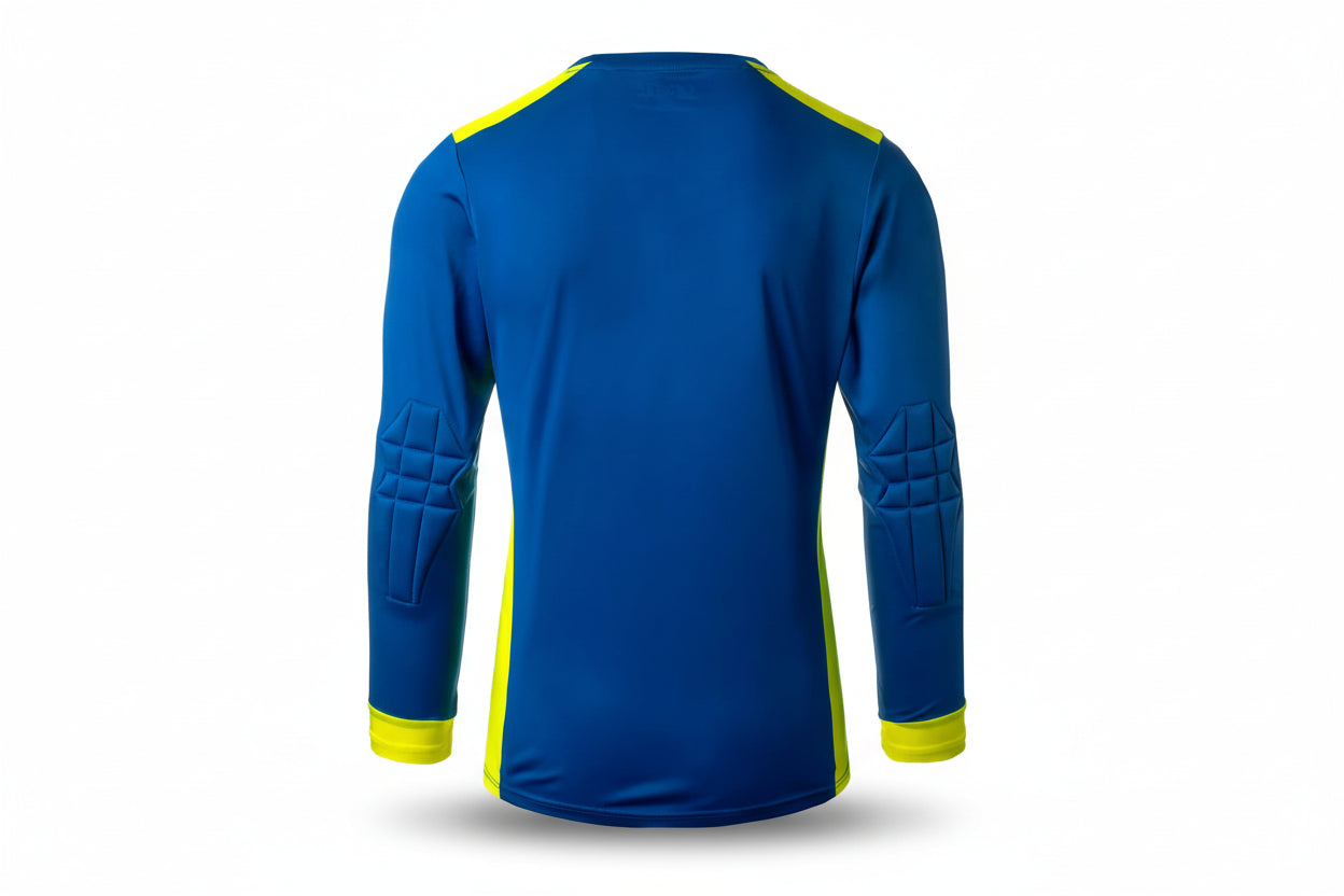 Reusch Match Long Sleeve Padded - Brilliant Blue / Safety Yellow