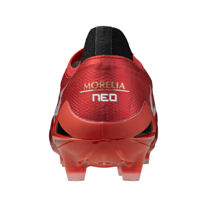 Mizuno Morelia Neo IV Beta Elite FG - Ruby Red Pack Red/White/Black